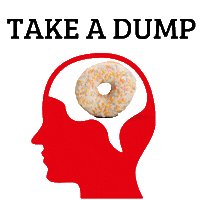 Brain Donut Sticker by Frouke van Overveld