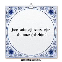 Focus Spreuk Sticker by Tegelspreuken.nl