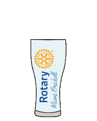 Beer Sticker by Rotary Miami Brickell
