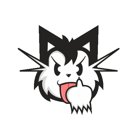 Angry Cat Sticker