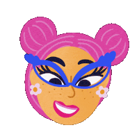 Happy Girl Sticker