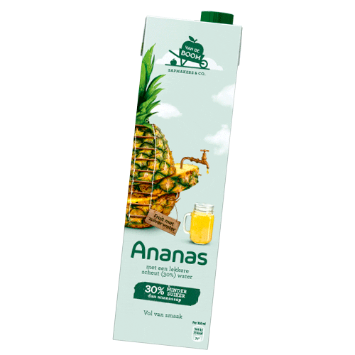 vandeboomsapmakers juice pineapple ananas sap Sticker