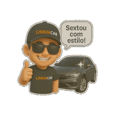 LisboaCar giphygifmaker sextou sexta sexta-feira Sticker