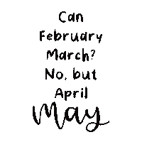 Spring May Sticker