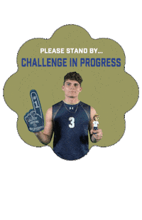 queensathletics rugby queens royals quc its try time Sticker