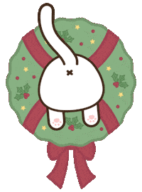 Cat Christmas Sticker