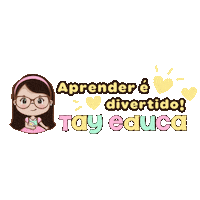 Educacao Tay Sticker by Carol Fonoterapia