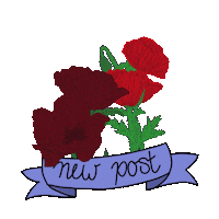 Post Flowers Sticker