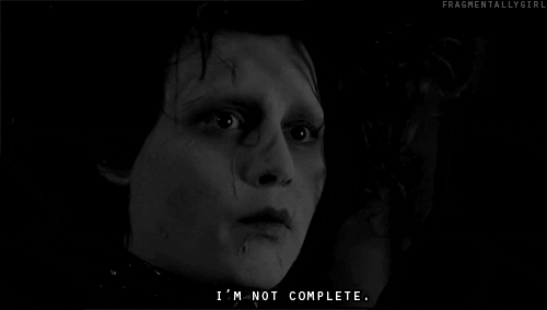 edward scissorhands scars GIF
