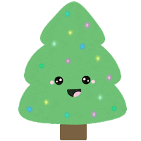 Christmas Tree Sticker by Live Life Happy