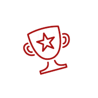 deinanker winner trophy pokal instafood Sticker
