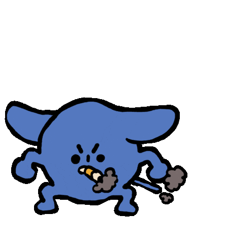 Angry Dog Sticker by Andrew Onorato