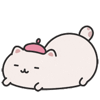 Sleepy Cat Sticker