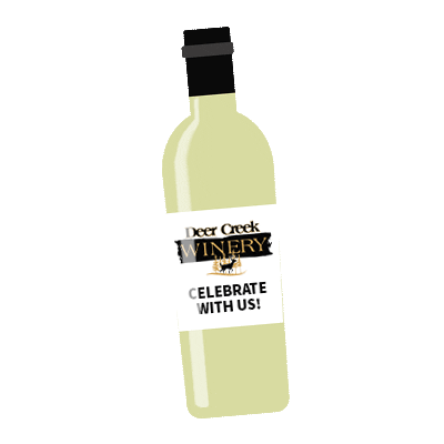 deercreekwinery giphyupload celebrate wine champagne Sticker