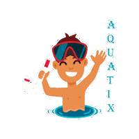 Aquatixclub agua piscina aquababy aquatix Sticker