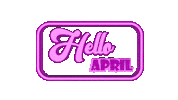 Happy April Sticker by OpticalArtInc.