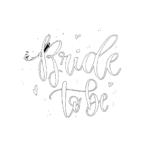 Wedding Letters Sticker