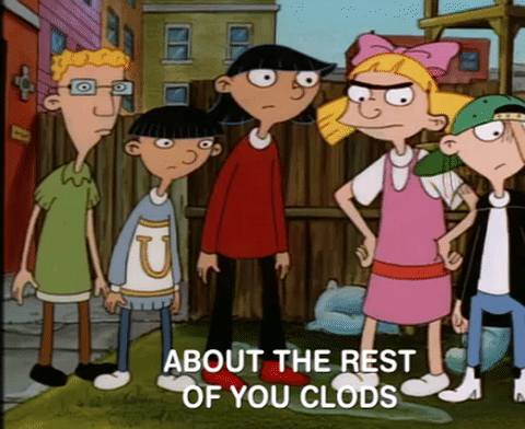 hey arnold nicksplat GIF