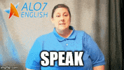 talk speak GIF by ALO7.com