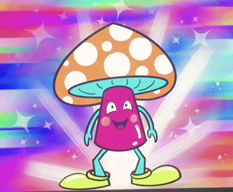 MycoValley giphyupload trippy mushroom mycovalley GIF