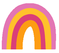 Rainbow Gay Sticker by Nutmeg and Arlo