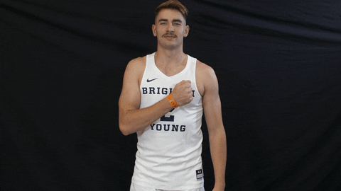 Byu Basketball Brigham GIF by BYU Cougars