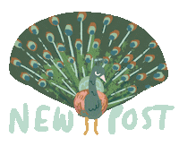 New Post Revealing Sticker by zandraart