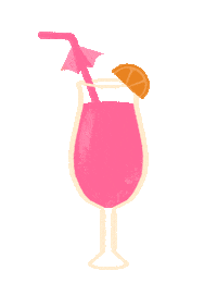 Pool Party Drink Sticker by Água Doce Praia