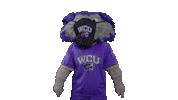 western_carolina mask paws wcu western carolina Sticker