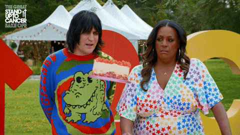 Shock Baking GIF by The Great British Bake Off