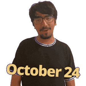 October Oct 24Th Sticker