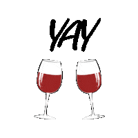 Happy Hour Illustration Sticker