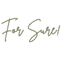 For Sure Sticker by Kassie Layne Photography