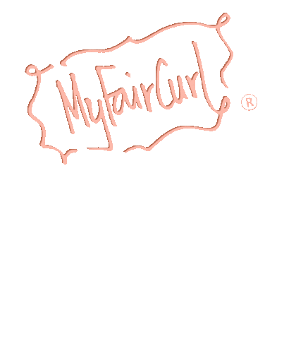 MyFairCurl giphyupload hair curls my fair curl Sticker
