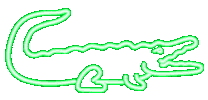 Neon Alligator Sticker by University of Florida