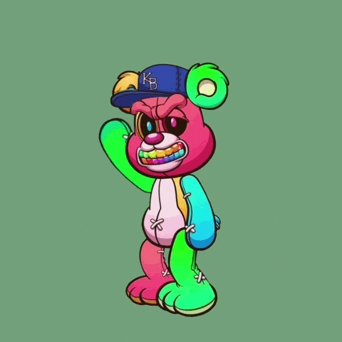 chasingcheese32 nft bears hat tip killabears GIF