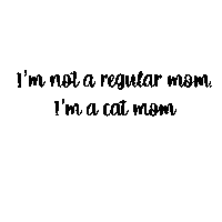 Black And White Cat Sticker