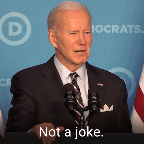 Not a joke.