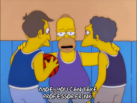 homer simpson basketball GIF