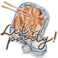 Party Comida Sticker