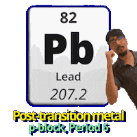 Lead Pb Sticker