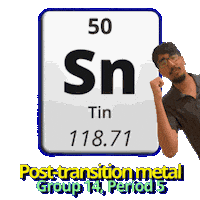 Tin Period 5 Sticker