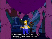 Scared Season 4 GIF by The Simpsons