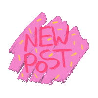 Pink Post Sticker by UDQM