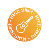 Acoustic Guitar Sticker by Berklee Summer Programs