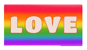 Love Is Love Rainbow Sticker by Sonamm