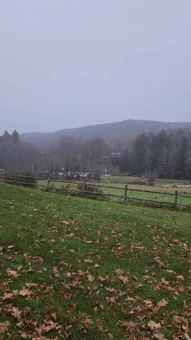 First Snow Showers Fall in Southern Vermont