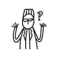 Confused Sticker by 邊邊女力