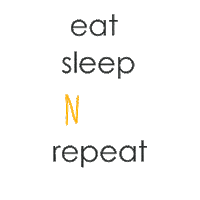 d_unas dunas d-uñas duñaslovers eat sleep nails repeat Sticker