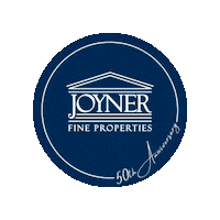 JoynerFineProperties real estate 50th anniversary joyner jfp Sticker